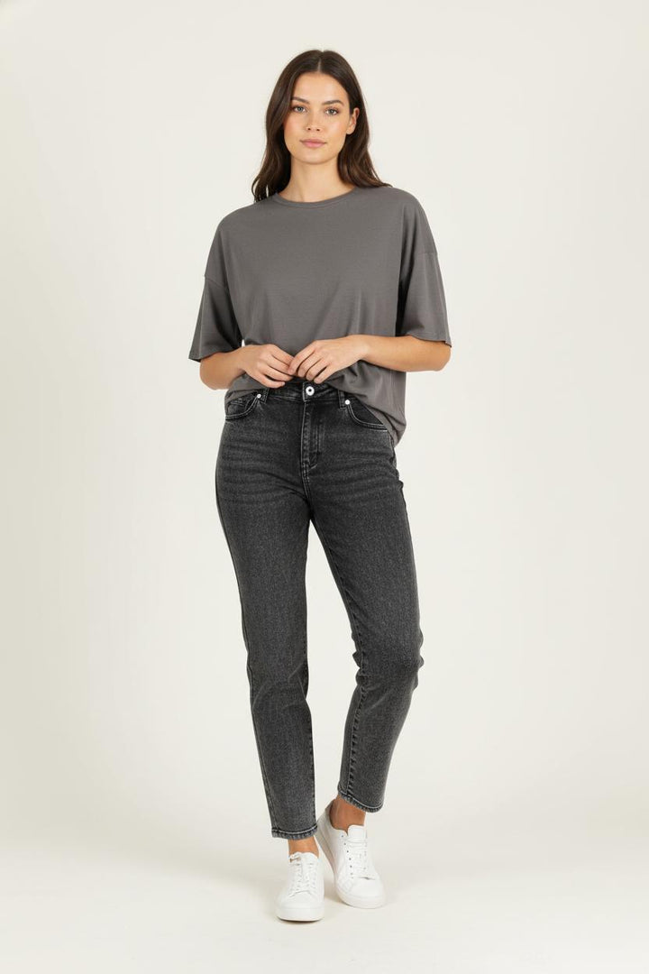 Jean Gris - Taille L/40 de la marque Maje | PARAD84999 - Vendu par Paradigme - Image 1