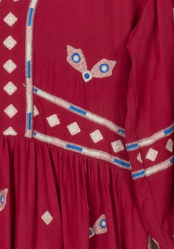 Robe Longue Rose - Taille M/38 de la marque ba&amp;sh | PARAD85003 - Vendu par Paradigme - Image 3