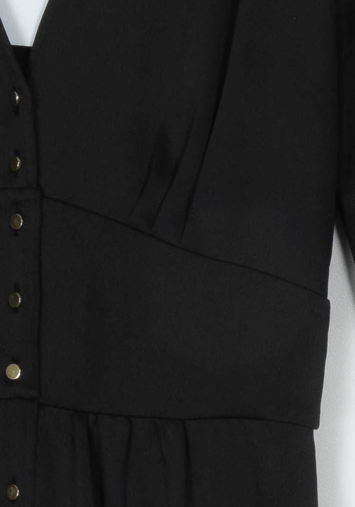 Robe Longue Noire - Taille S/36 de la marque ba&amp;sh | PARAD85007 - Vendu par Paradigme - Image 3