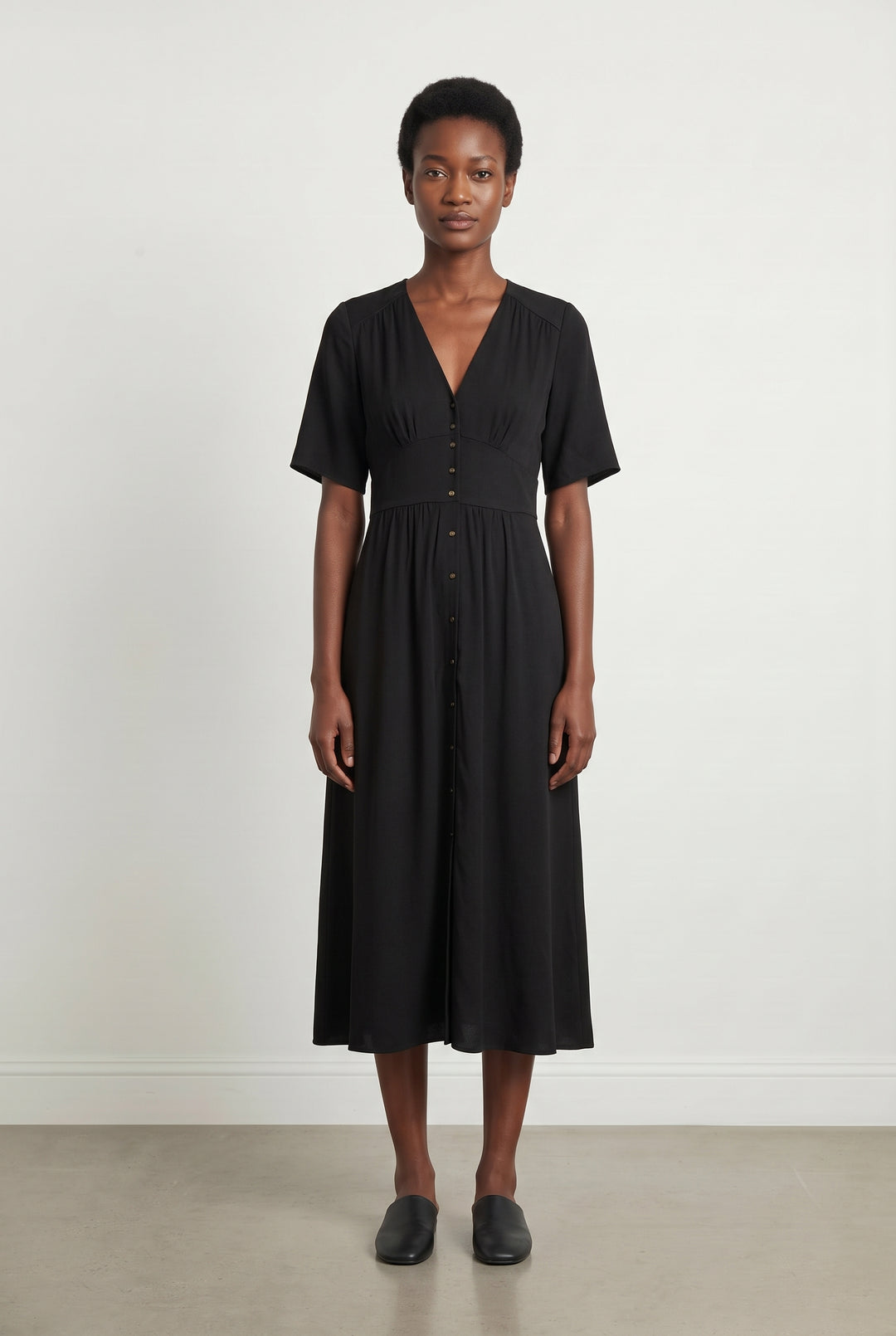 Robe Longue Noire - Taille S/36 de la marque ba&amp;sh | PARAD85007 - Vendu par Paradigme - Image 1