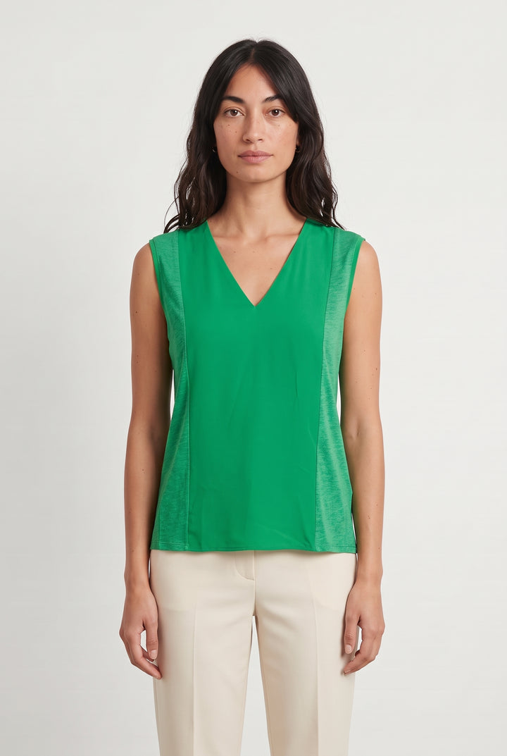 Débardeur Vert - Taille S/36 de la marque Sandro | PARAD85008 - Vendu par Paradigme - Image 1