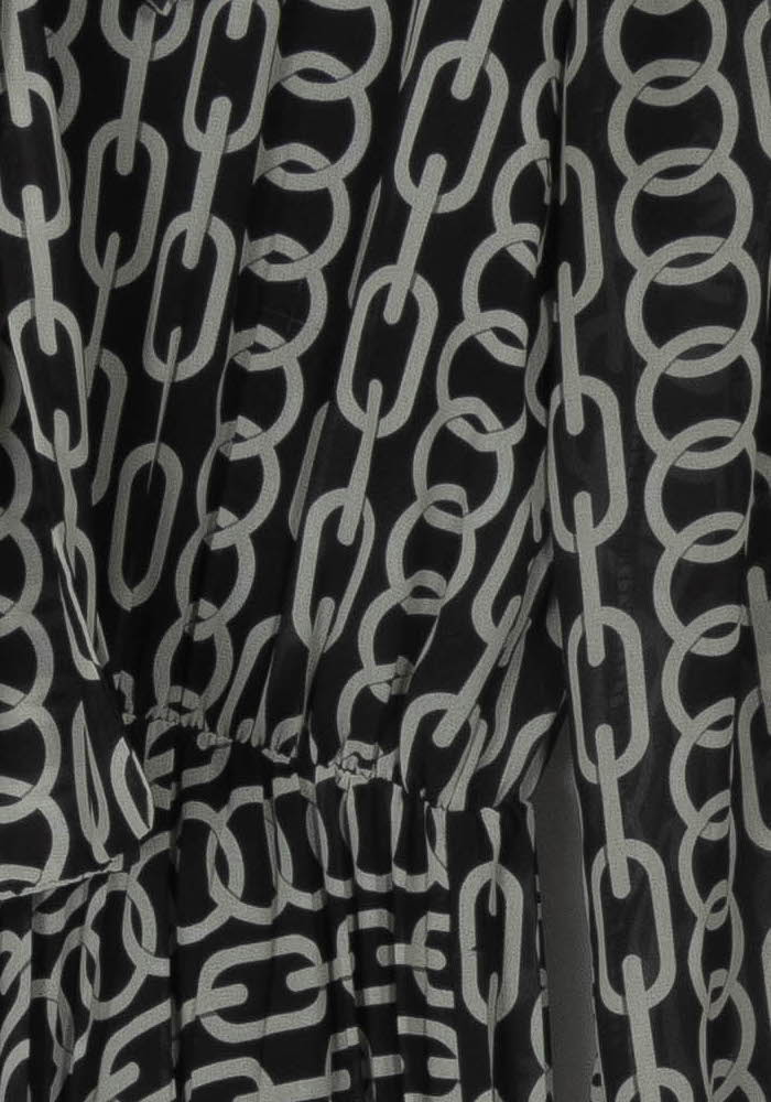 Robe Longue Noire et Blanche - Taille M/38 de la marque Stella Forest | PARAD85010 - Vendu par Paradigme - Image 3