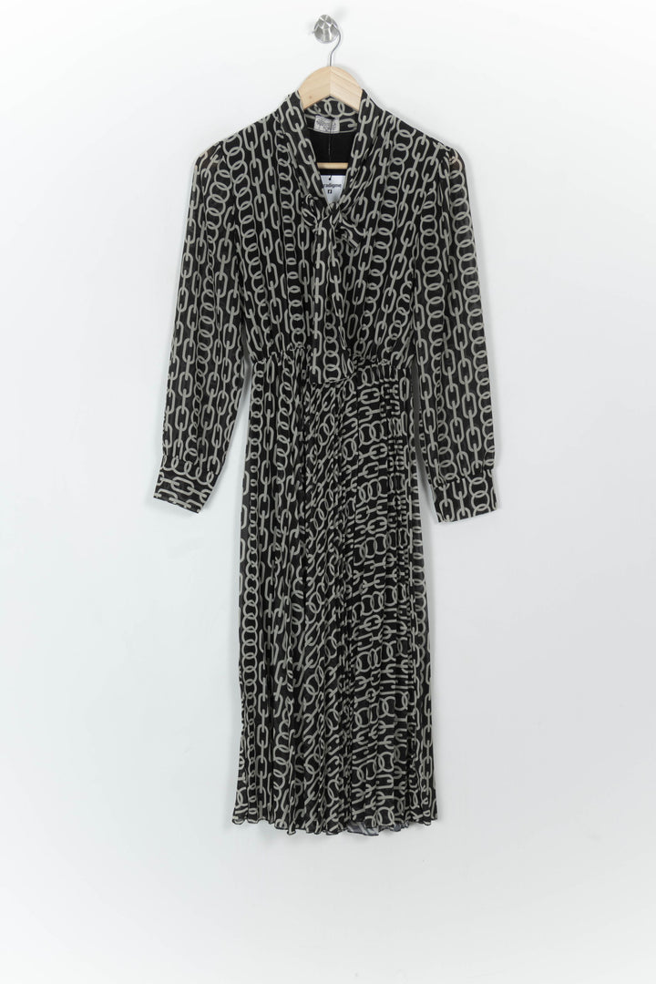 Robe Longue Noire et Blanche - Taille M/38 de la marque Stella Forest | PARAD85010 - Vendu par Paradigme - Image 2