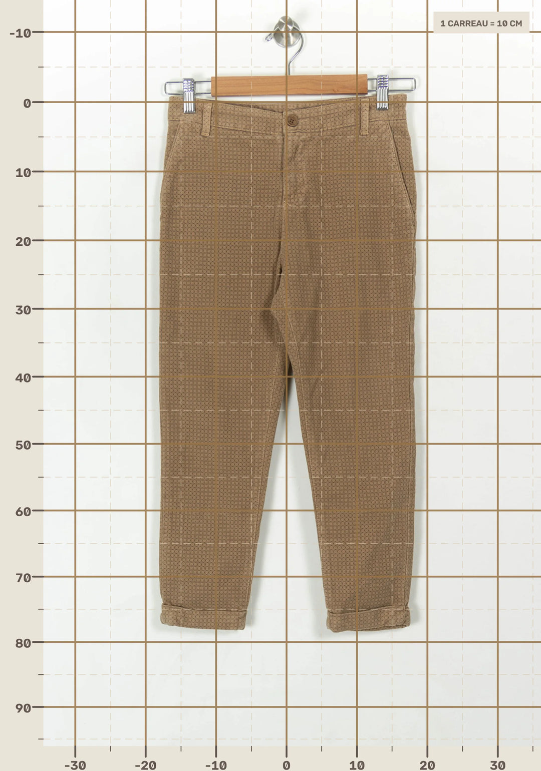 Pantalon Beige - Taille XS/34 de la marque ZAPA | PARAD85013 - Vendu par Paradigme - Image 4