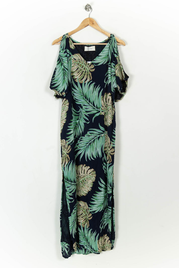 Robe Longue Bleu Marine et Vert - Taille T.U. de la marque American Vintage | PARAD85014 - Vendu par Paradigme - Image 2