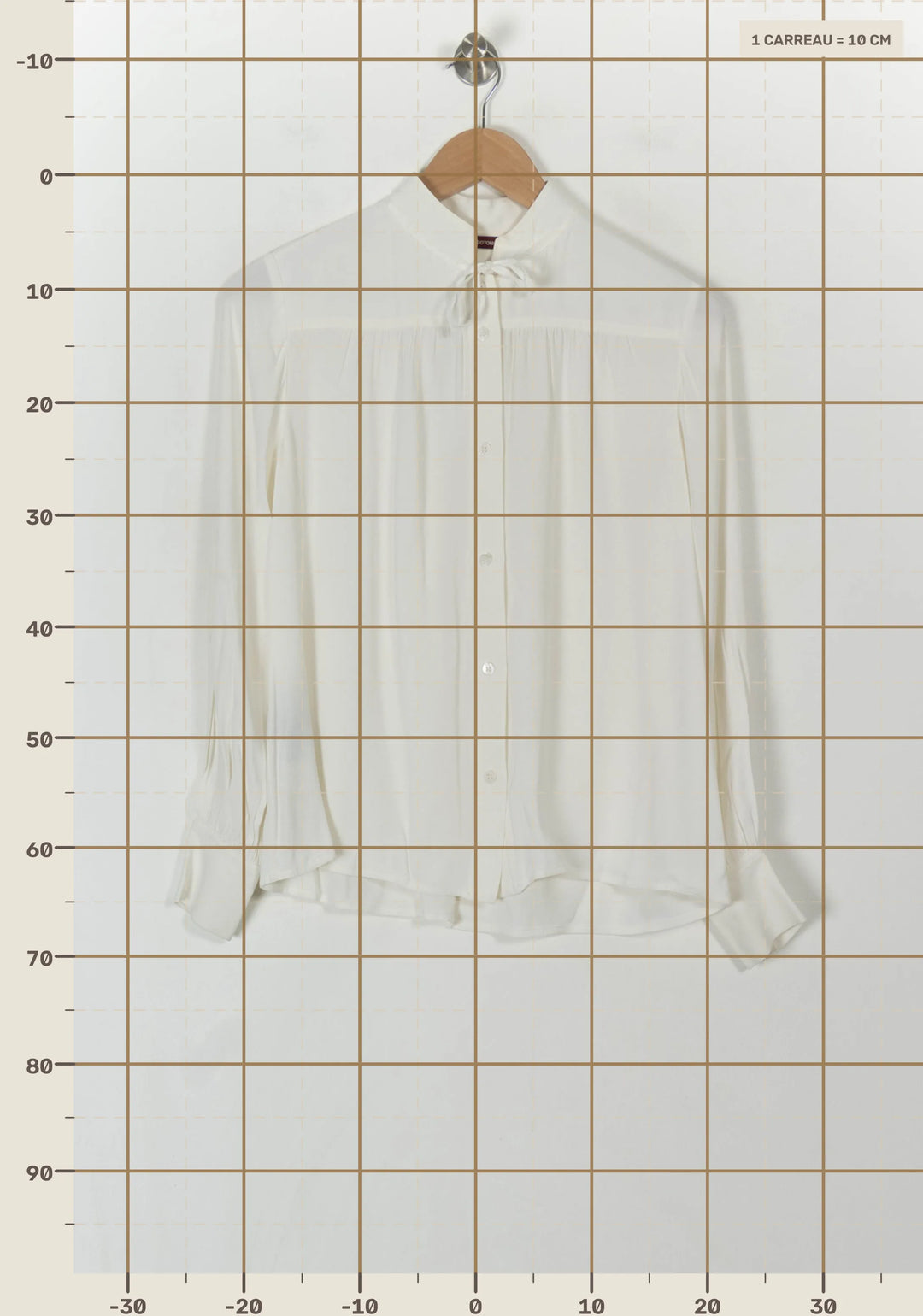 Blouse Blanche - Taille S/36 de la marque Comptoir des Cotonniers | PARAD85024 - Vendu par Paradigme - Image 4