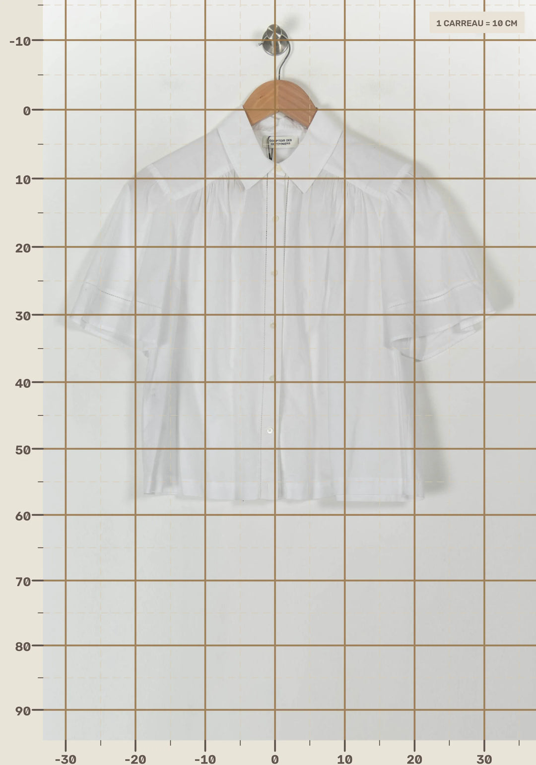 Chemisier Blanc - Taille XS/34 de la marque Comptoir des Cotonniers | PARAD85025 - Vendu par Paradigme - Image 4