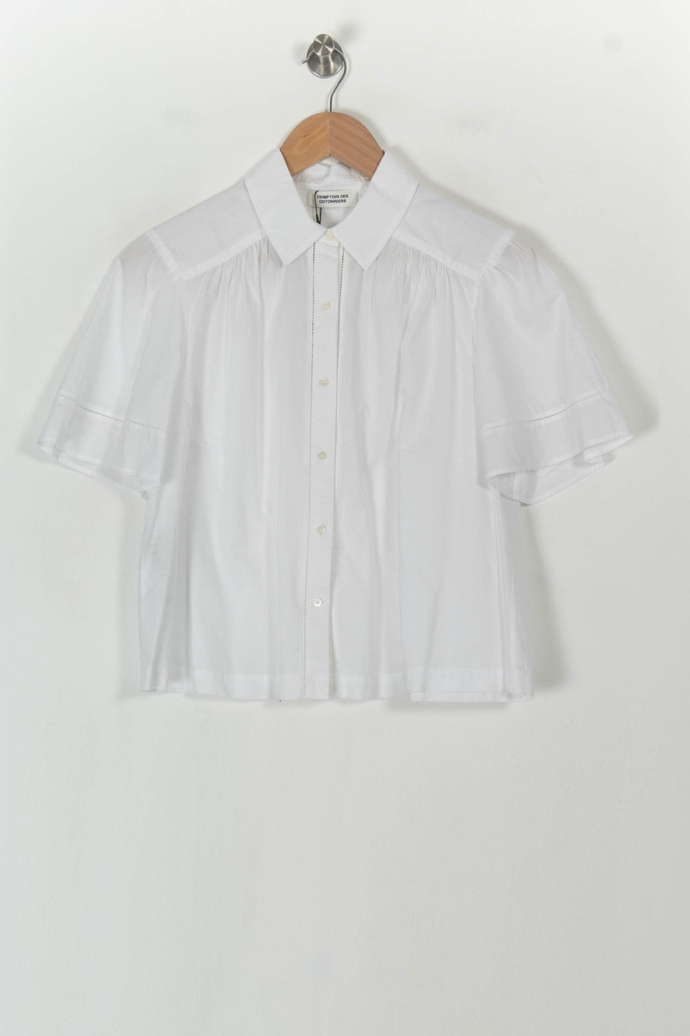 Chemisier Blanc - Taille XS/34 de la marque Comptoir des Cotonniers | PARAD85025 - Vendu par Paradigme - Image 2