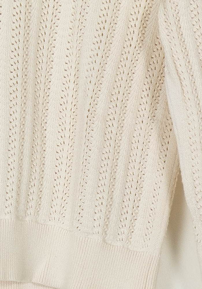 Polo Maille Blanc - Taille XS/34 de la marque Comptoir des Cotonniers | PARAD85026 - Vendu par Paradigme - Image 3