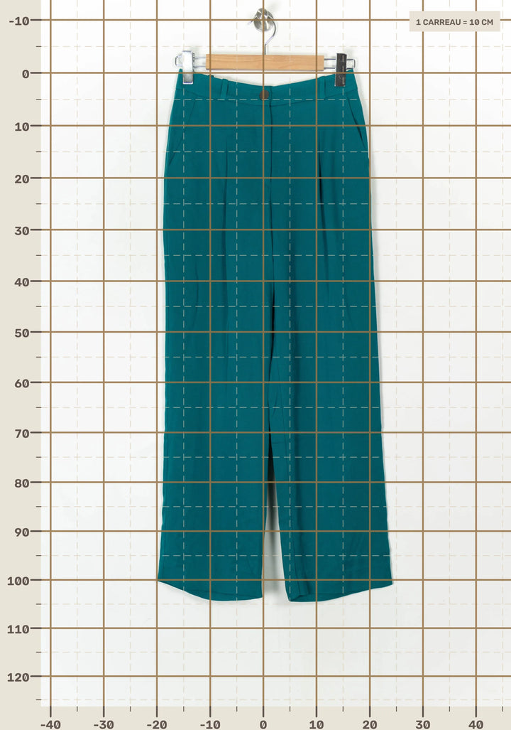 Pantalon Bleu Canard - Taille S/36 de la marque IKKS | PARAD85030 - Vendu par Paradigme - Image 4