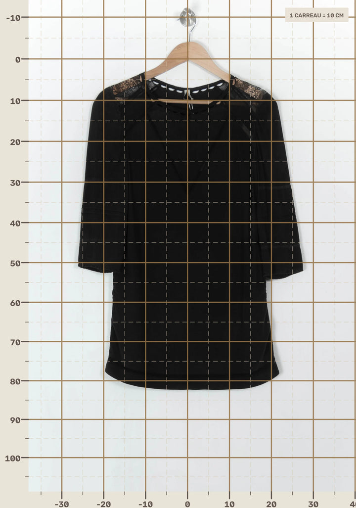 Robe Courte Noire - Taille S/36 de la marque IRO | PARAD85031 - Vendu par Paradigme - Image 4