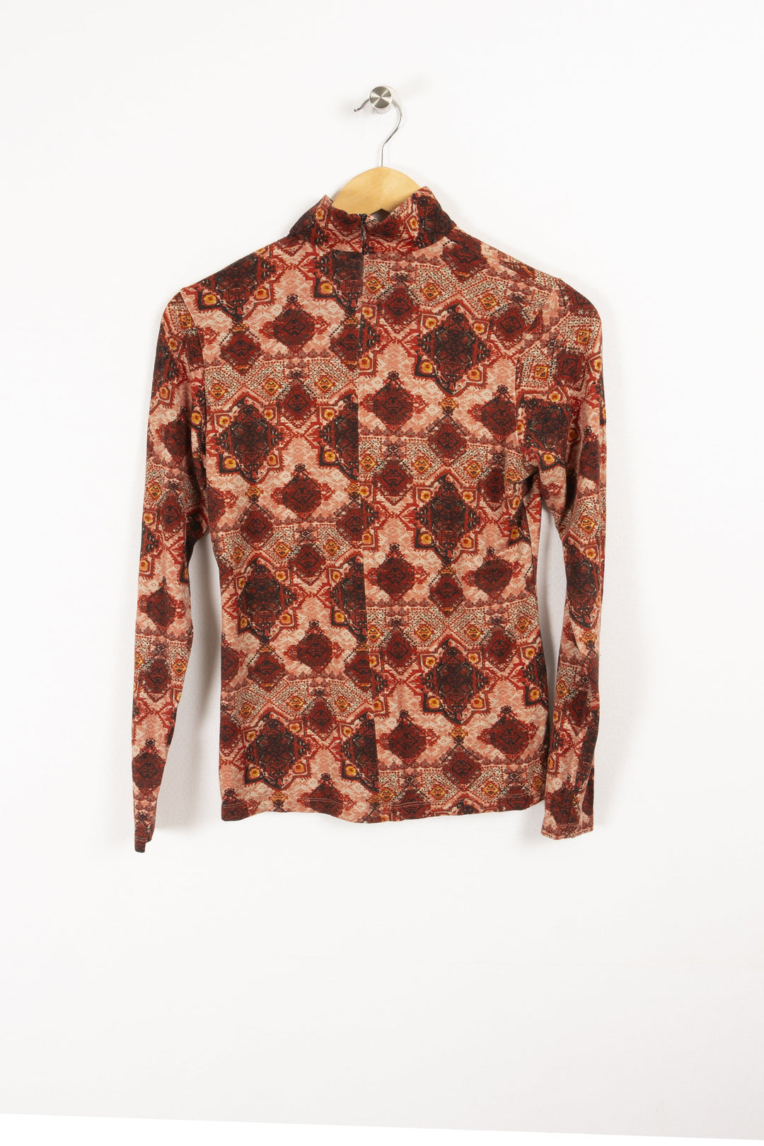 Top multicolore rouge bordeaux - S/36