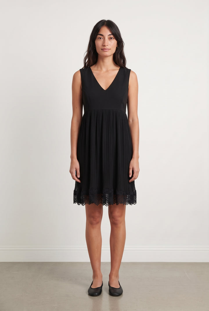 Robe Midi Noire - Taille S/36 de la marque Claudie Pierlot | PARAD85146 - Vendu par Paradigme - Image 1
