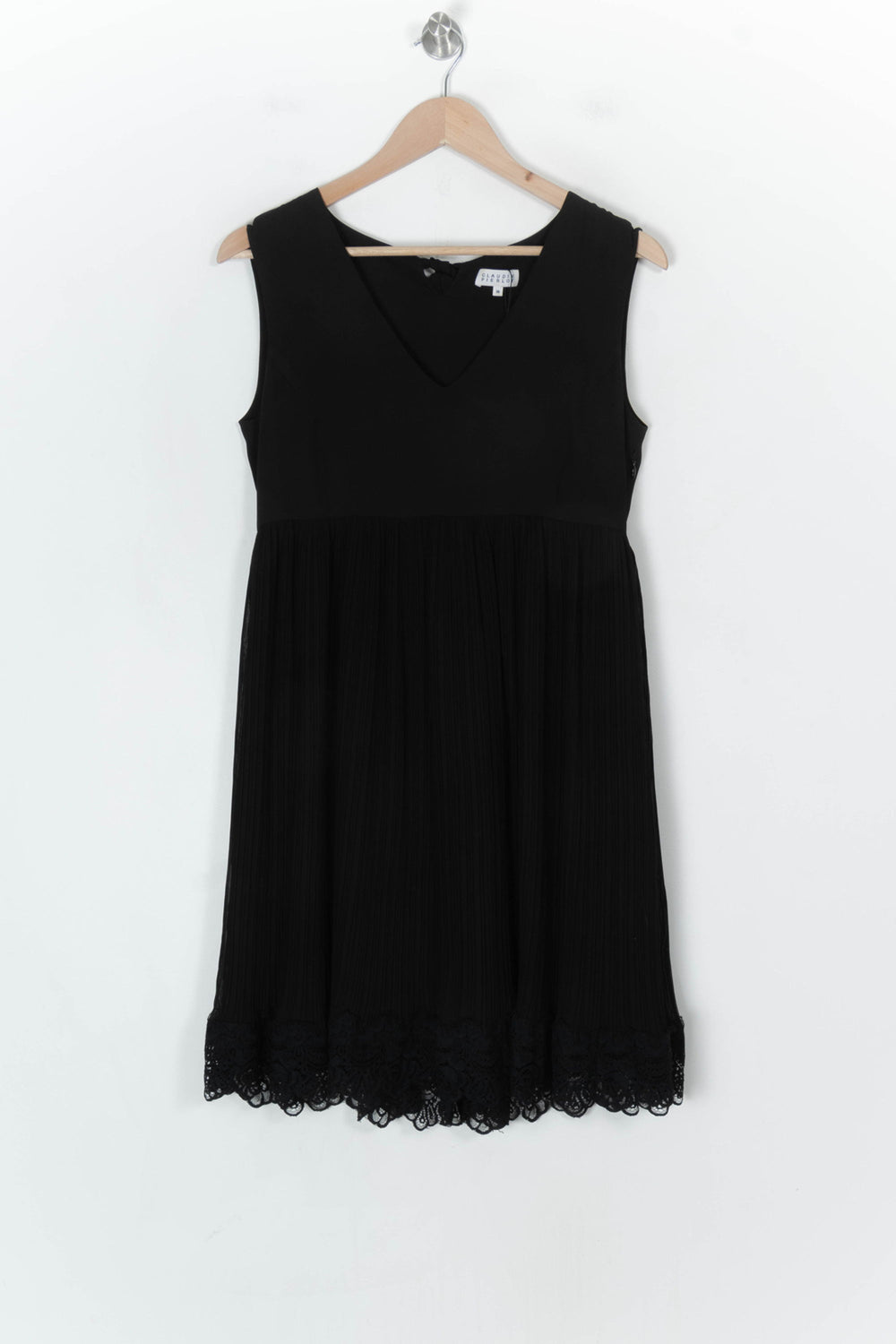 Robe Midi Noire - Taille S/36 de la marque Claudie Pierlot | PARAD85146 - Vendu par Paradigme - Image 2