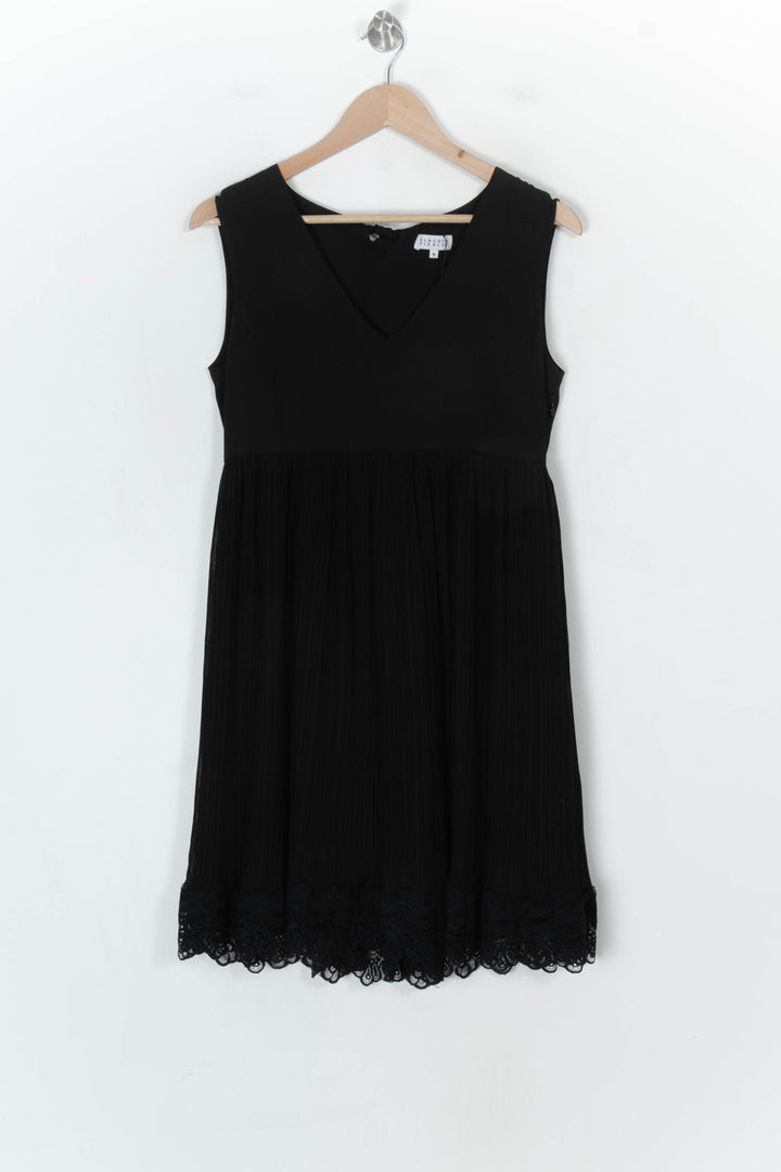 Robe Midi Noire - Taille S/36 de la marque Claudie Pierlot | PARAD85146 - Vendu par Paradigme - Image 2