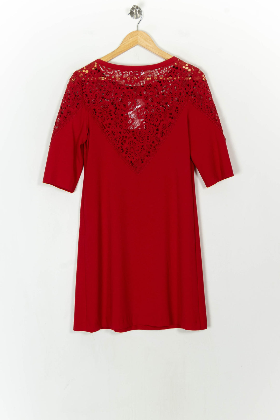 Robe Midi Rouge - Taille M/38 de la marque Claudie Pierlot | PARAD85147 - Vendu par Paradigme - Image 5
