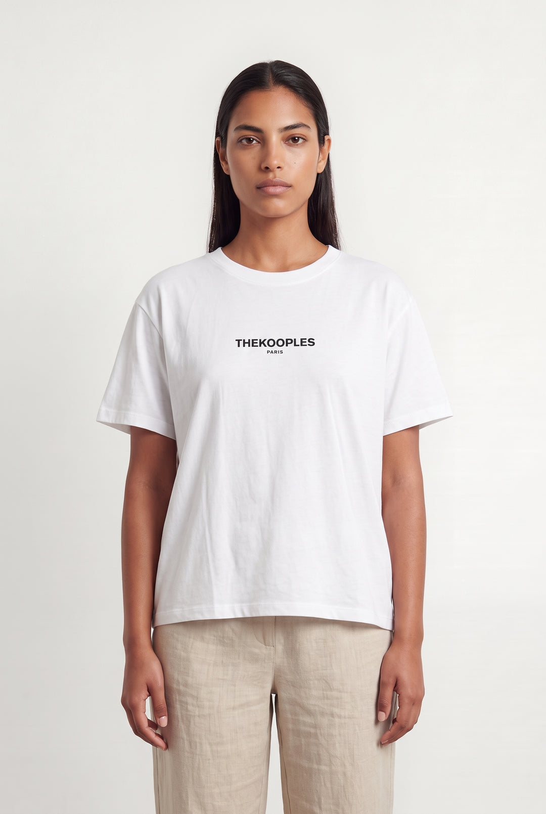Tee-shirt Blanc - Taille L/40 de la marque The Kooples | PARAD85148 - Vendu par Paradigme - Image 1