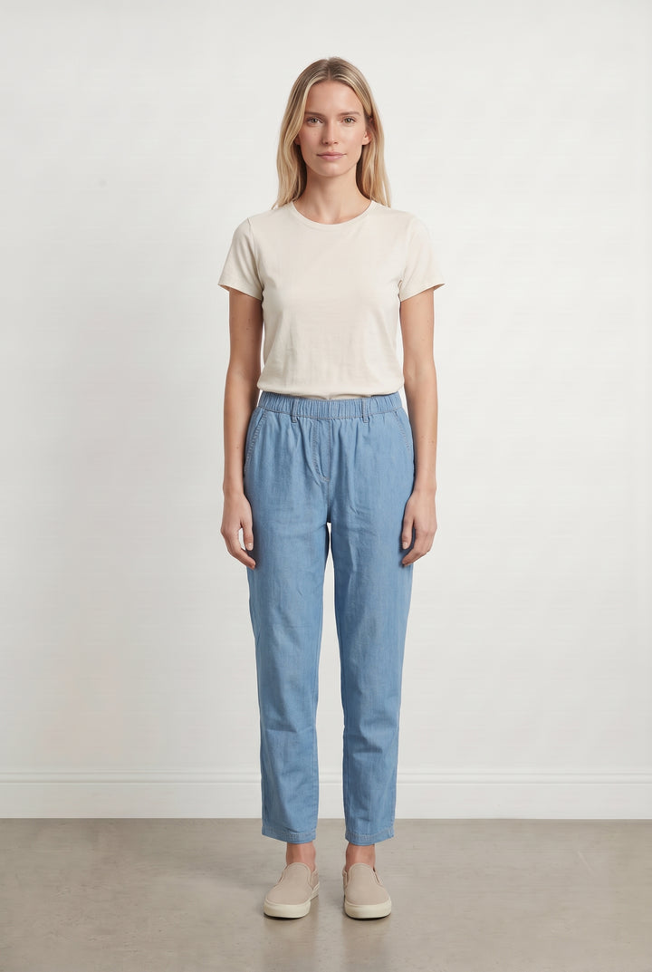 Pantalon Bleu en Jean - Taille S/36 de la marque Caroll | PARAD85161 - Vendu par Paradigme - Image 1