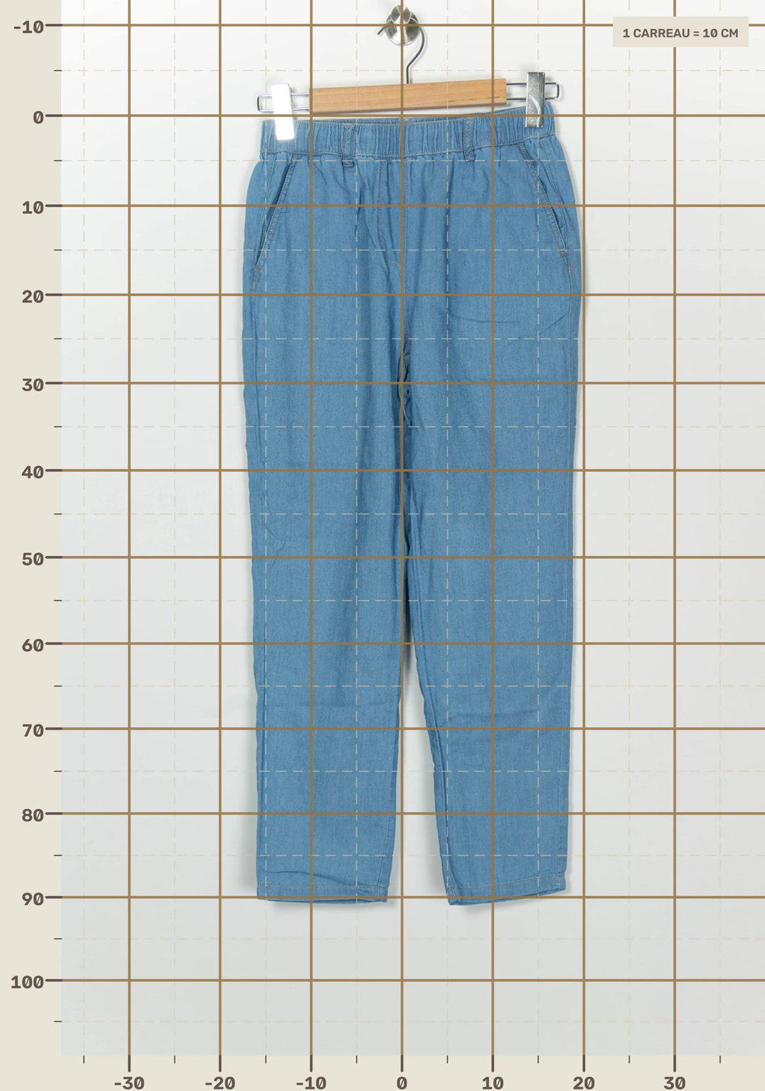 Pantalon Bleu en Jean - Taille S/36 de la marque Caroll | PARAD85161 - Vendu par Paradigme - Image 4