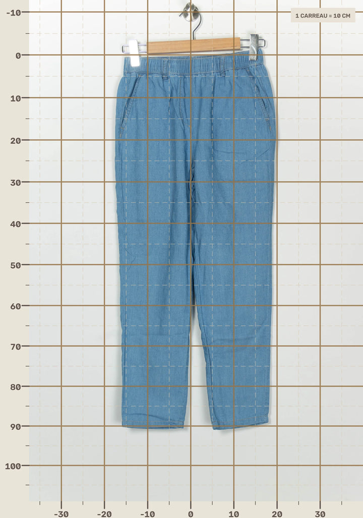 Pantalon Bleu en Jean - Taille S/36 de la marque Caroll | PARAD85161 - Vendu par Paradigme - Image 4