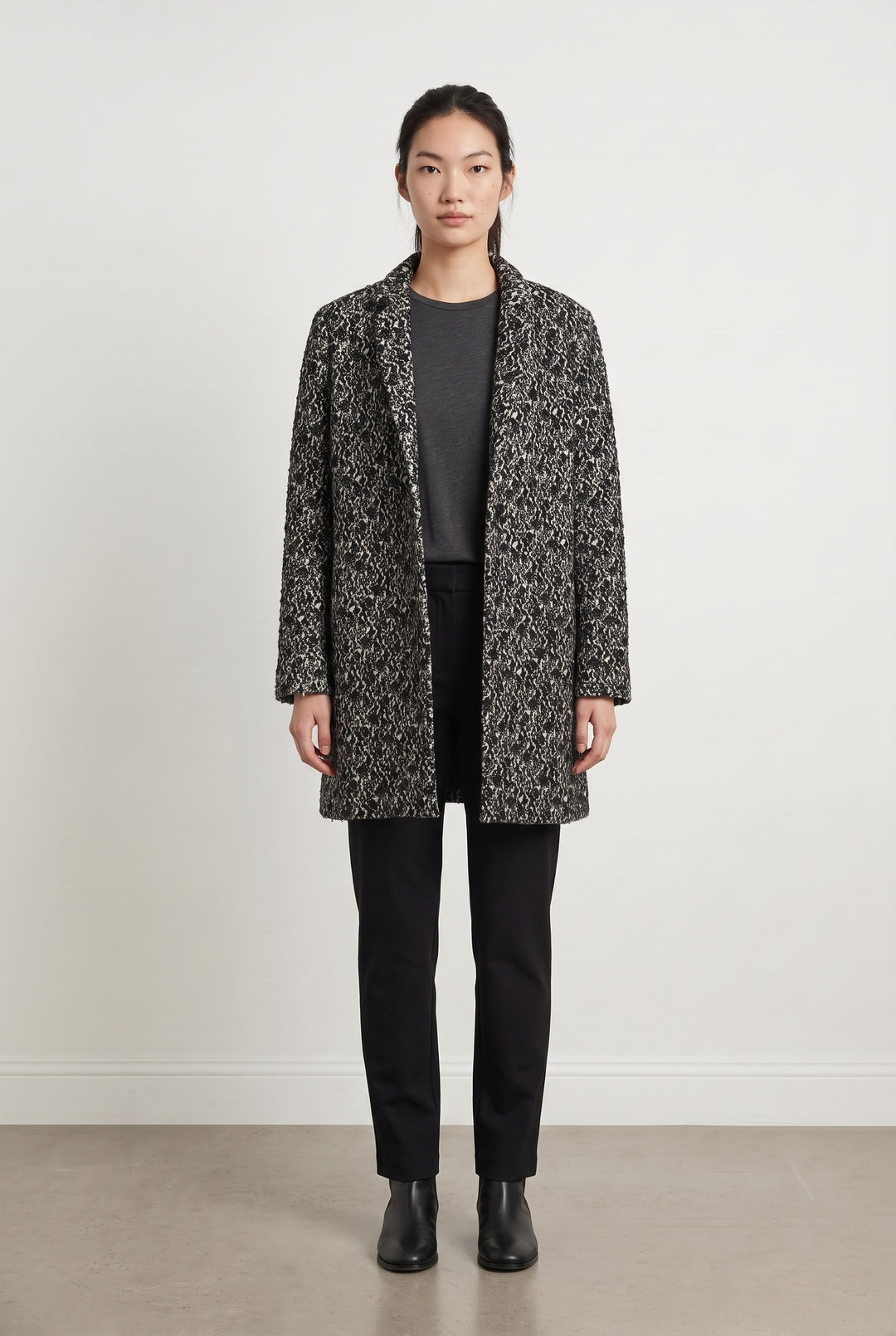 Manteau Noir et Blanc - Taille S/36 de la marque ba&amp;sh | PARAD85162 - Vendu par Paradigme - Image 1