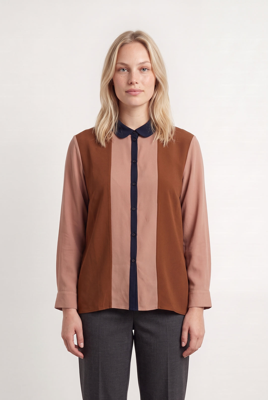 Chemise Marron et Beige - Taille L/40 de la marque Pablo | PARAD85164 - Vendu par Paradigme - Image 1