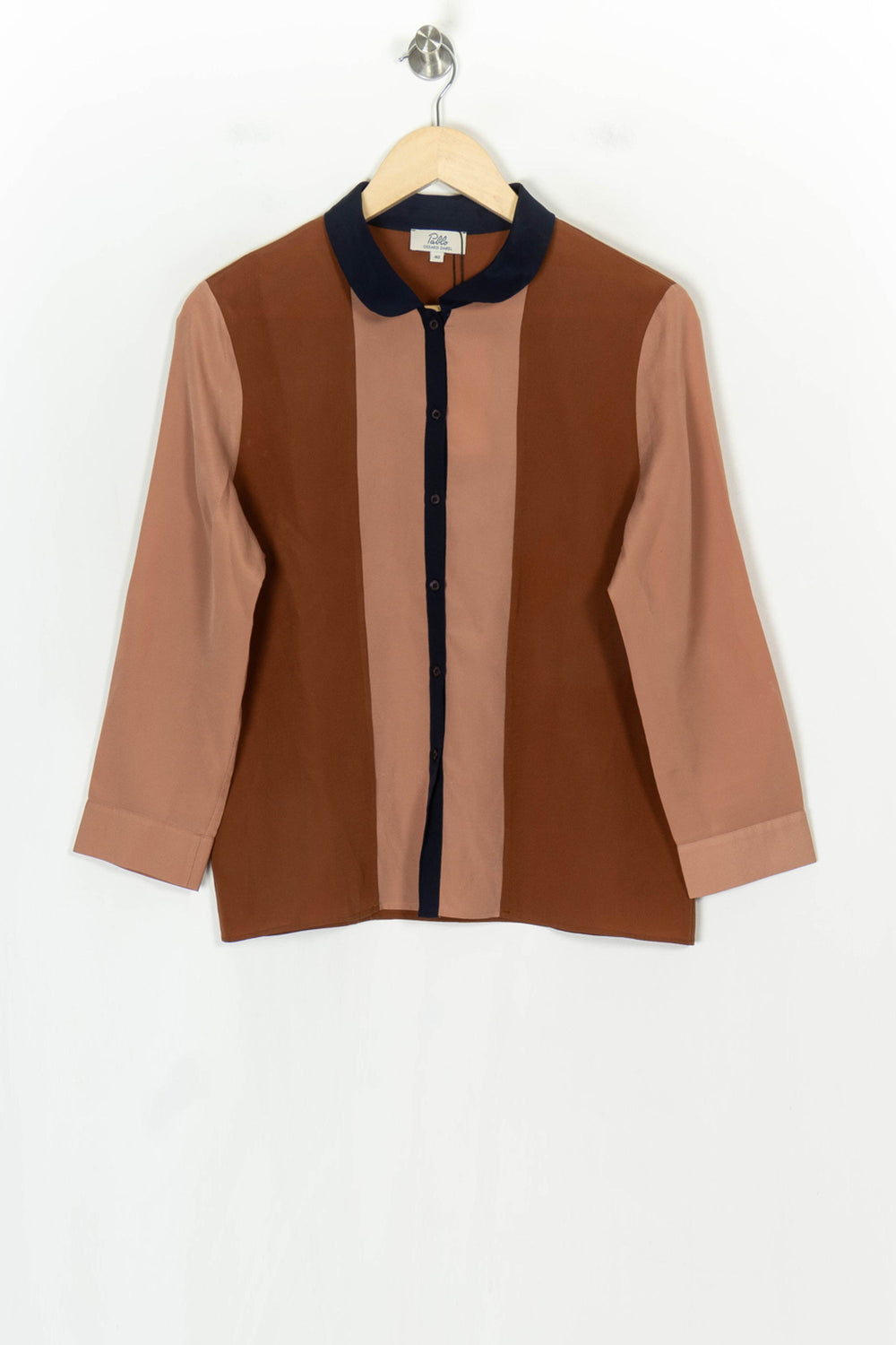 Chemise Marron et Beige - Taille L/40 de la marque Pablo | PARAD85164 - Vendu par Paradigme - Image 2