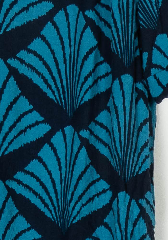 Robe Bleue et Bleu Marine - Taille M/38 de la marque La Fée Maraboutée | PARAD85167 - Vendu par Paradigme - Image 3