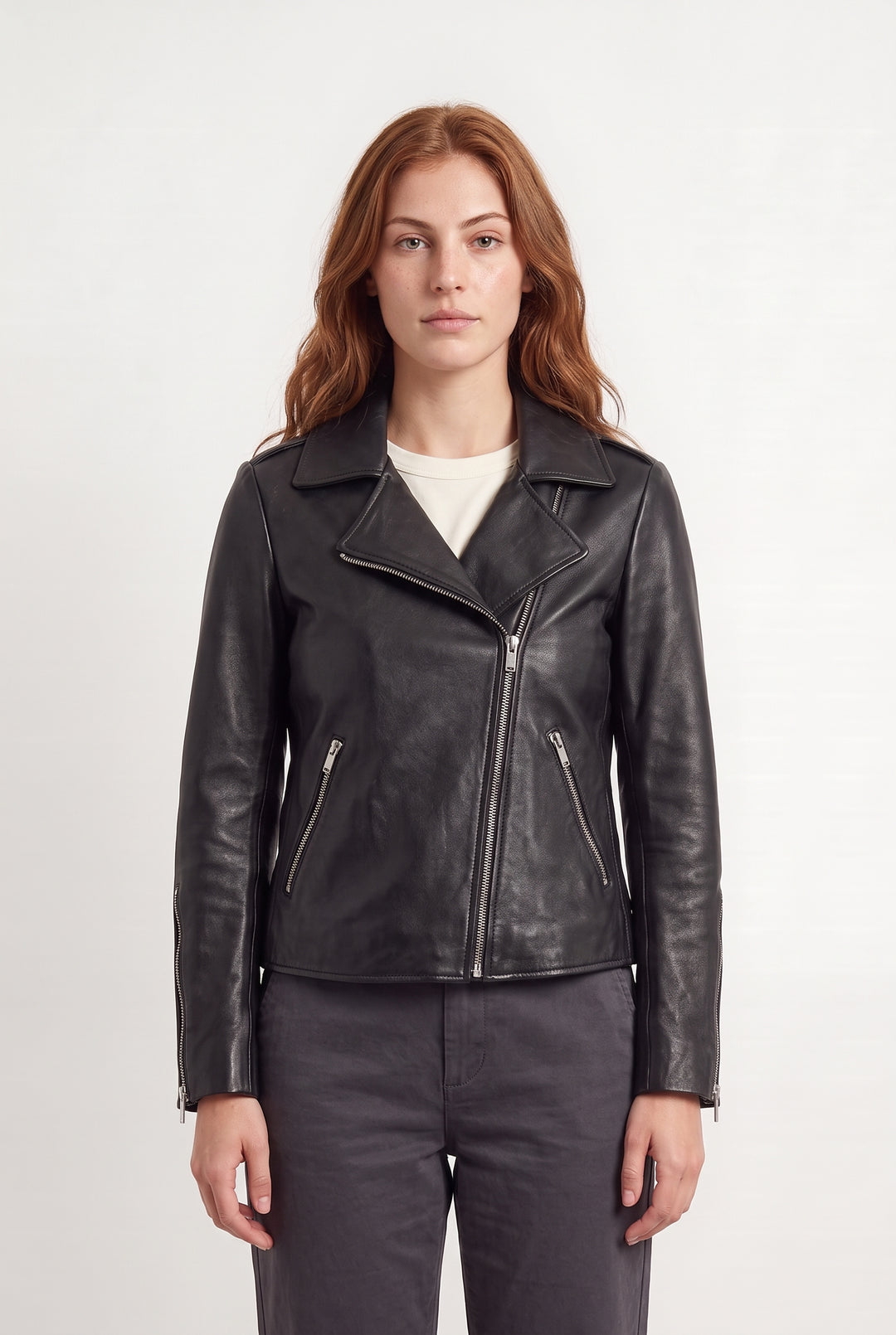 Veste Motard Noire - Taille S/36 de la marque Comptoir des Cotonniers | PARAD85169 - Vendu par Paradigme - Image 1