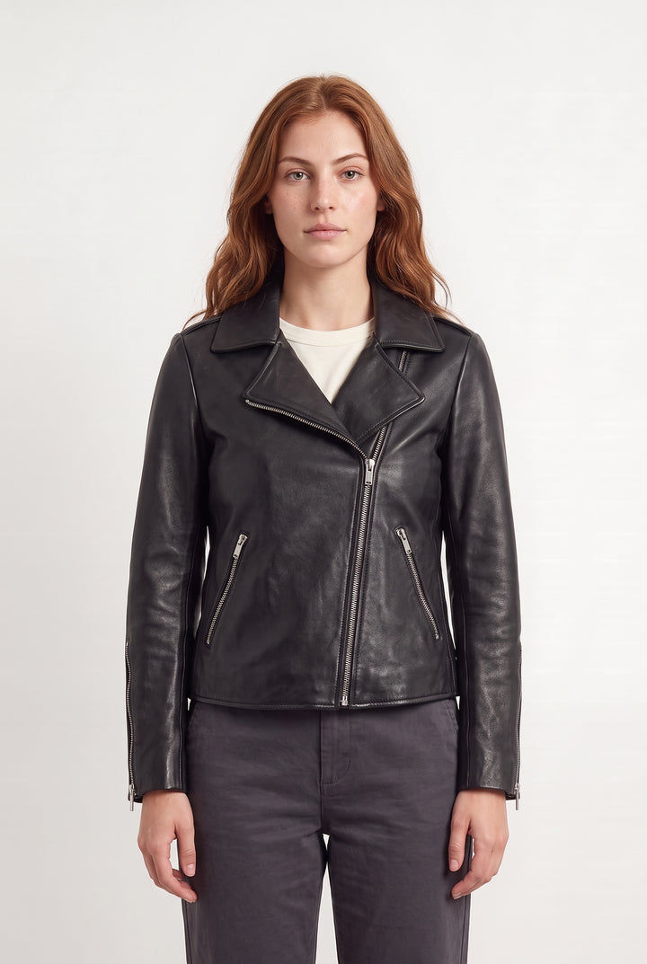 Veste Motard Noire - Taille S/36 de la marque Comptoir des Cotonniers | PARAD85169 - Vendu par Paradigme - Image 1