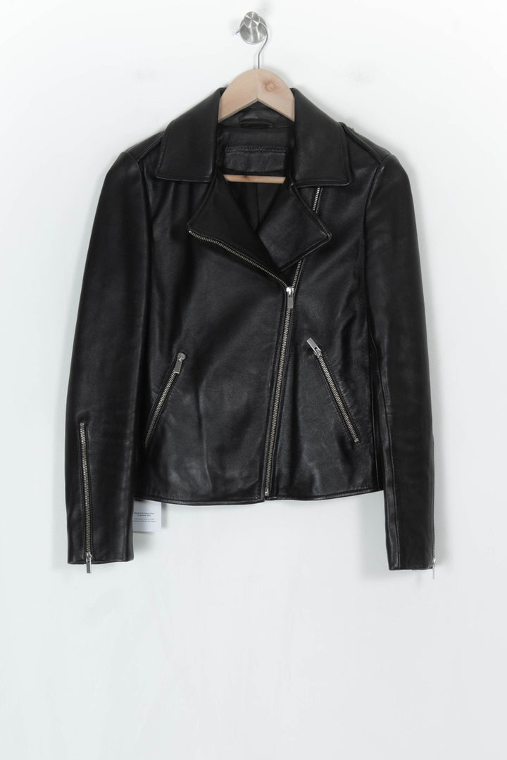 Veste Motard Noire - Taille S/36 de la marque Comptoir des Cotonniers | PARAD85169 - Vendu par Paradigme - Image 2