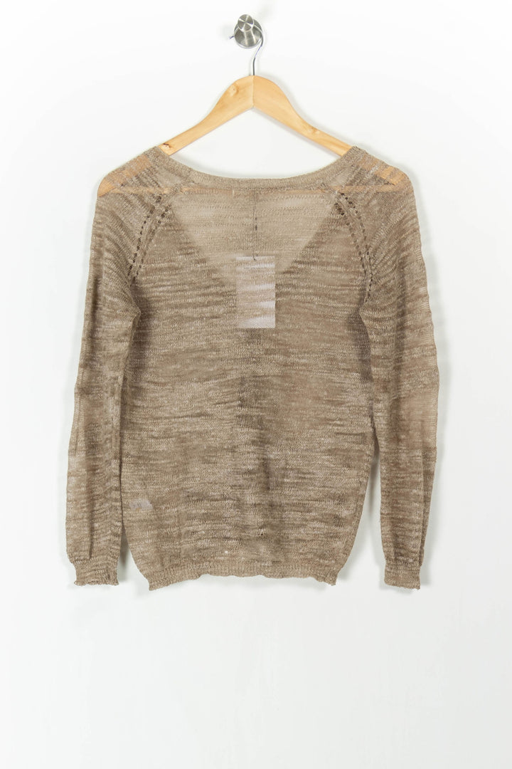 Cardigan Beige - Taille S/36 de la marque Soeur | PARAD85176 - Vendu par Paradigme - Image 4