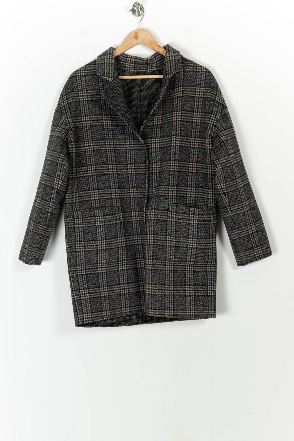 Manteau Gris et Beige - Taille S/36 de la marque Stella Forest | PARAD85177 - Vendu par Paradigme - Image 2