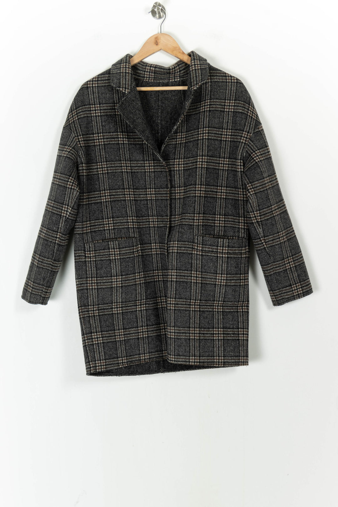Manteau Gris et Beige - Taille S/36 de la marque Stella Forest | PARAD85177 - Vendu par Paradigme - Image 2