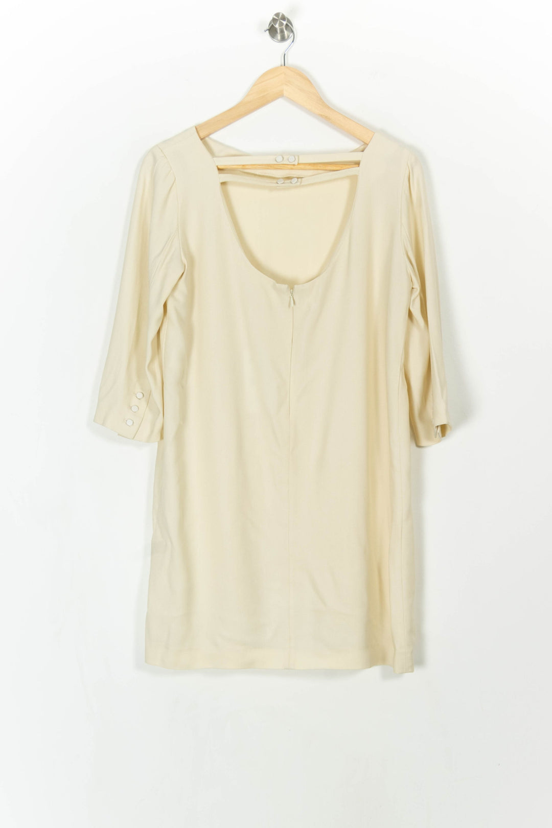 Robe Midi Beige - Taille XL/42 de la marque Tara Jarmon | PARAD85186 - Vendu par Paradigme - Image 4