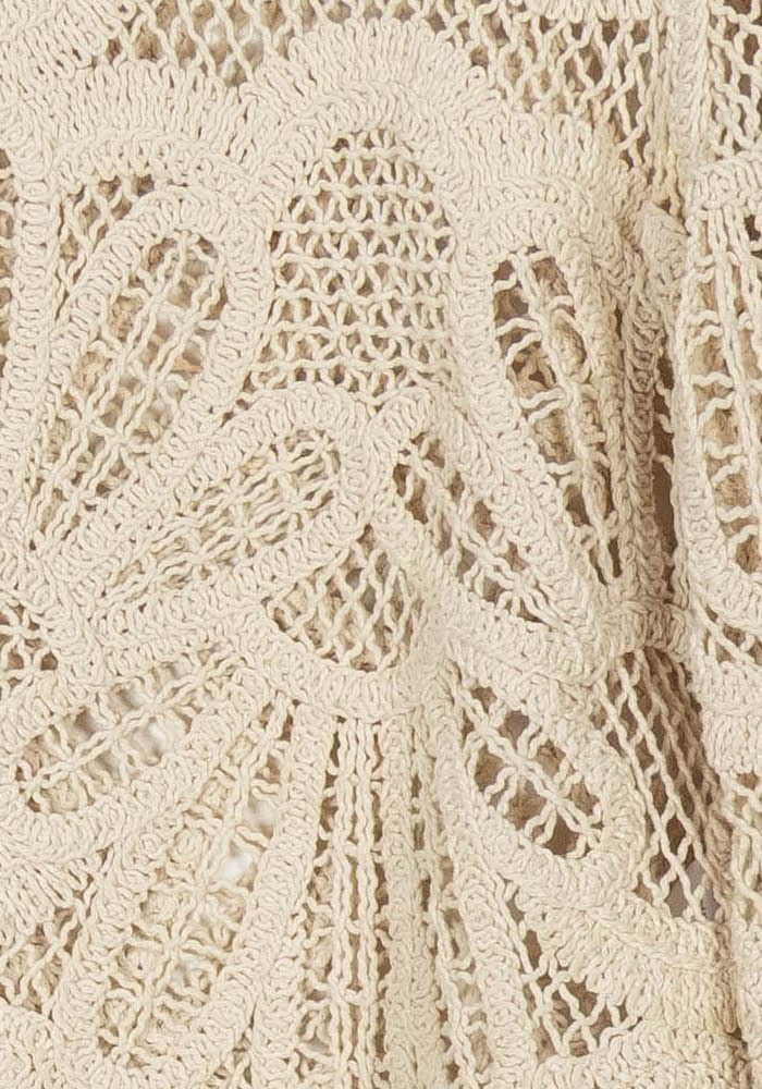 Pull Crochet Beige - Taille L/40 de la marque Sézane | PARAD85189 - Vendu par Paradigme - Image 3