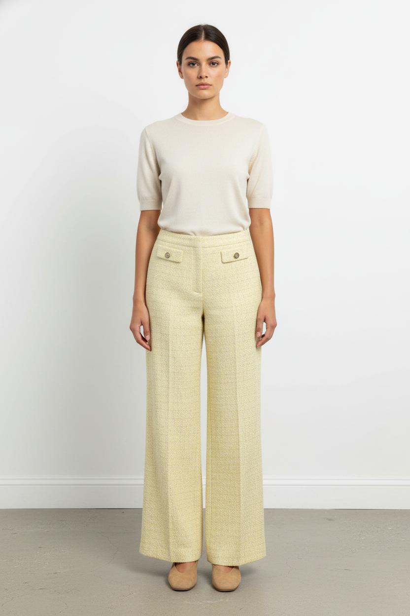 Pantalon Jaune - Taille XL/42 de la marque Maje | PARAD85194 - Vendu par Paradigme - Image 1