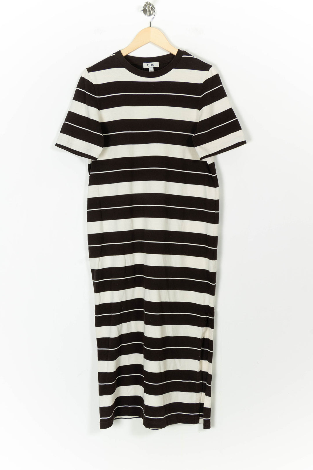 Robe Longue Marron et Blanche - Taille S/36 de la marque COS | PARAD85201 - Vendu par Paradigme - Image 2