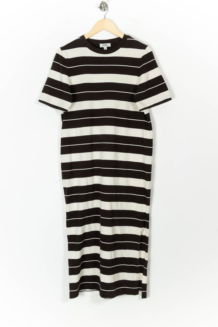 Robe Longue Marron et Blanche - Taille S/36 de la marque COS | PARAD85201 - Vendu par Paradigme - Image 2