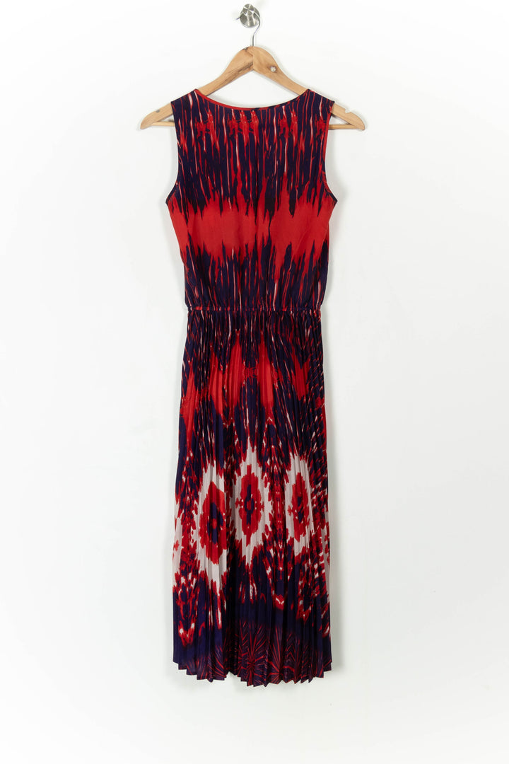 Robe Longue Rouge et Bleu - Taille XS/34 de la marque Diega | PARAD85204 - Vendu par Paradigme - Image 4