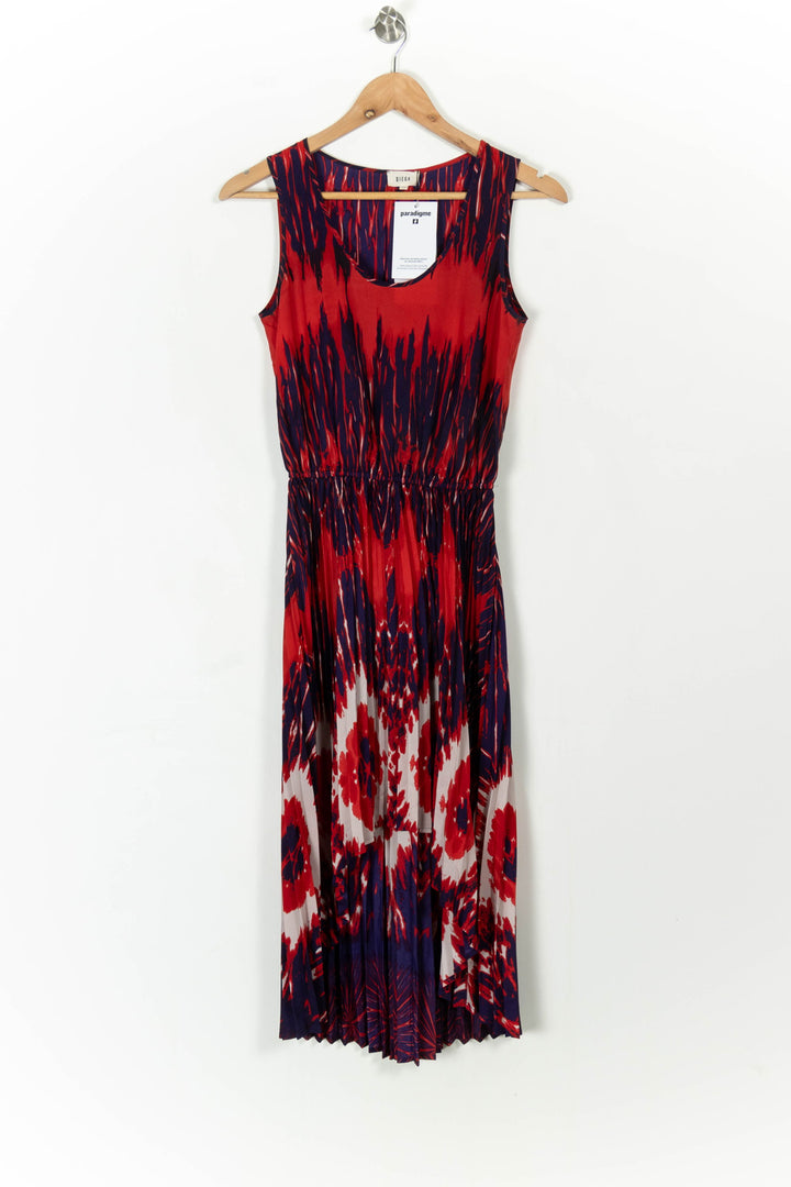 Robe Longue Rouge et Bleu - Taille XS/34 de la marque Diega | PARAD85204 - Vendu par Paradigme - Image 2