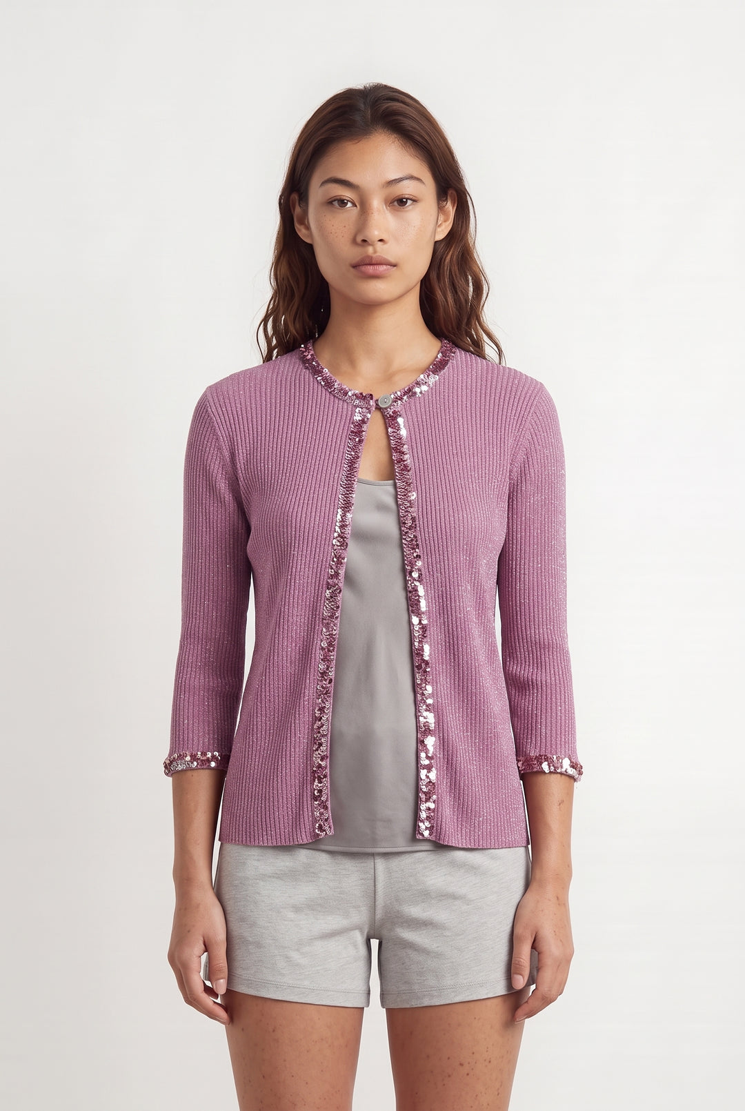 Cardigan Rose - Taille S/36 de la marque Derhy | PARAD85213 - Vendu par Paradigme - Image 1
