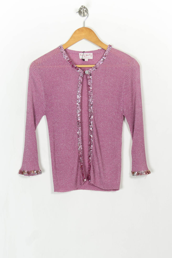 Cardigan Rose - Taille S/36 de la marque Derhy | PARAD85213 - Vendu par Paradigme - Image 2