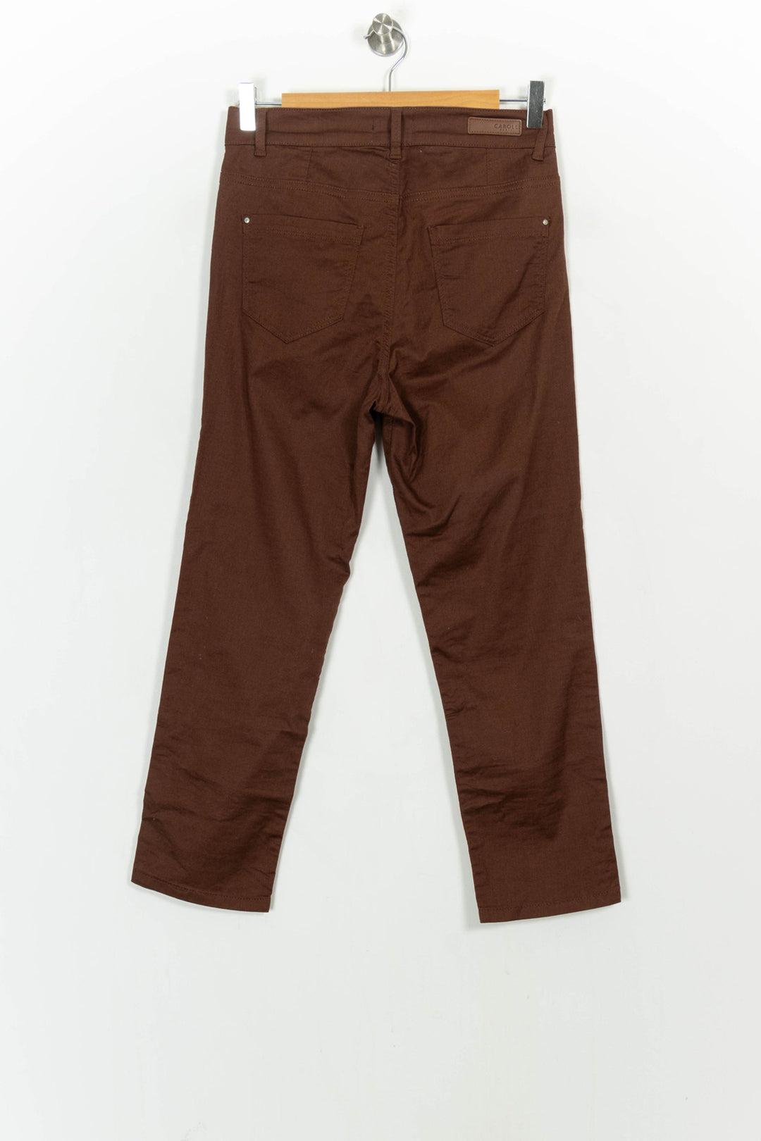 Pantalon Marron - Taille M/38 de la marque Caroll | PARAD85216 - Vendu par Paradigme - Image 4