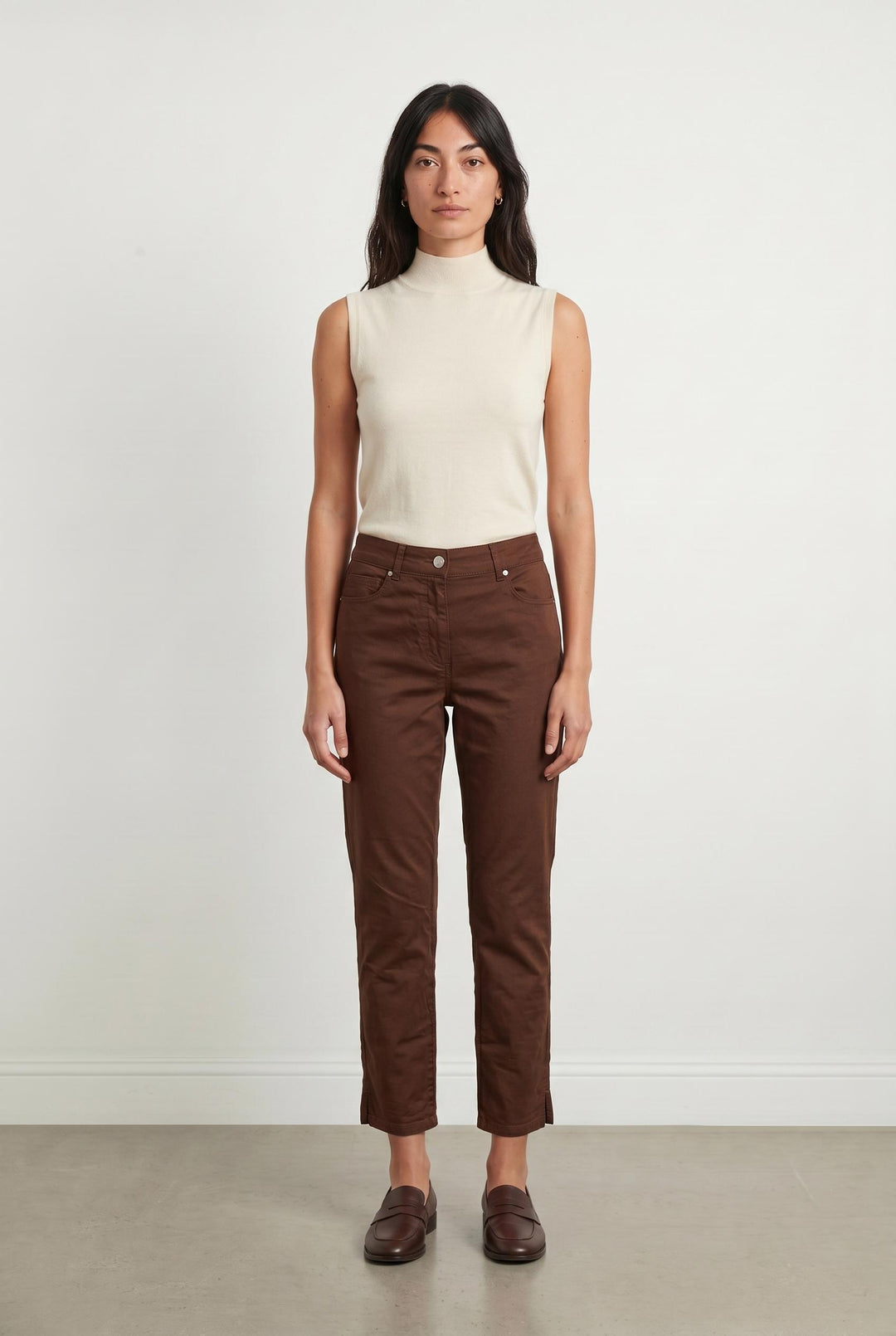 Pantalon Marron - Taille M/38 de la marque Caroll | PARAD85216 - Vendu par Paradigme - Image 1