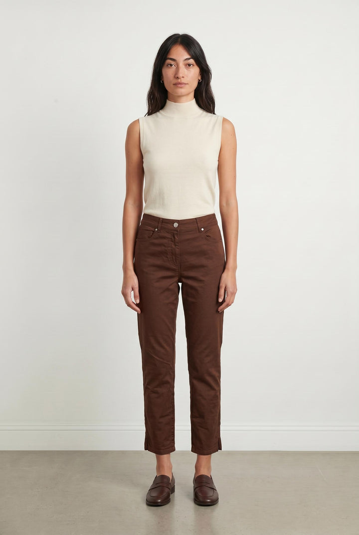 Pantalon Marron - Taille M/38 de la marque Caroll | PARAD85216 - Vendu par Paradigme - Image 1