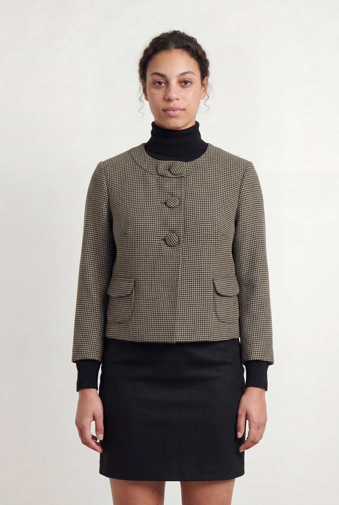 Veste Marron - Taille L/40 de la marque Tara Jarmon | PARAD85219 - Vendu par Paradigme - Image 1