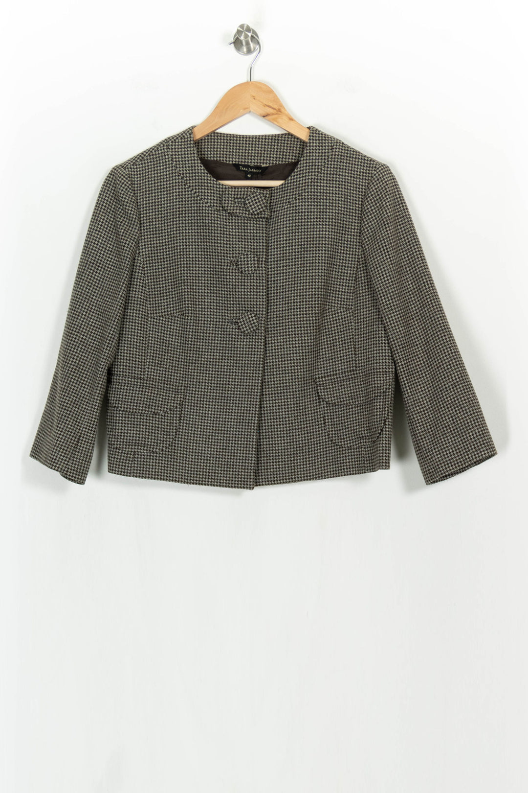 Veste Marron - Taille L/40 de la marque Tara Jarmon | PARAD85219 - Vendu par Paradigme - Image 2