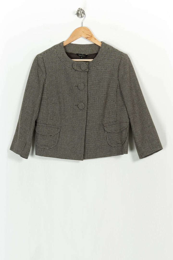 Veste Marron - Taille L/40 de la marque Tara Jarmon | PARAD85219 - Vendu par Paradigme - Image 2