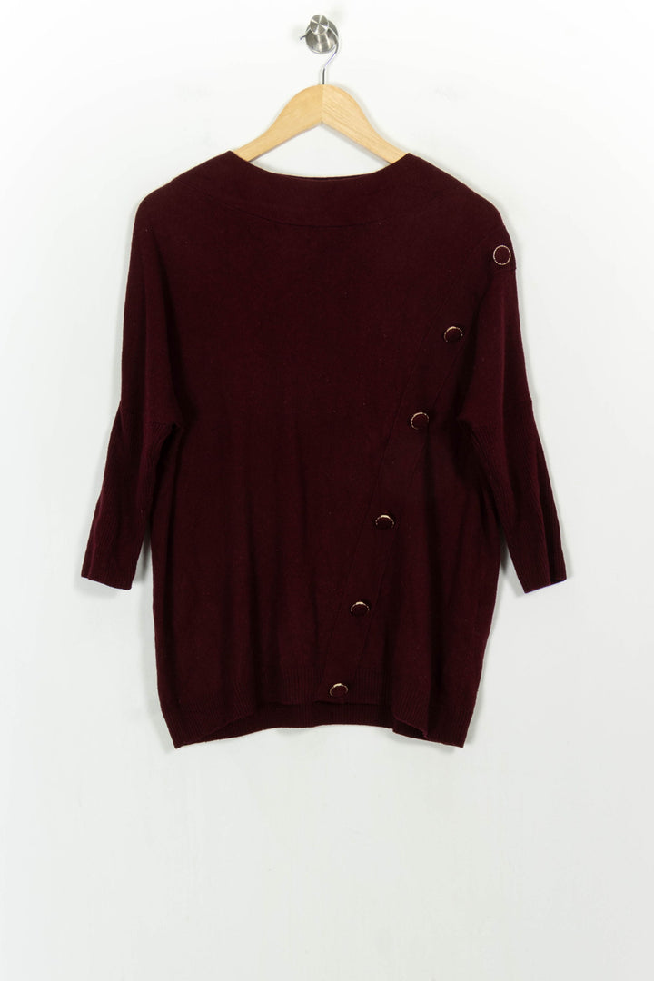 Pull Bordeaux - Taille M/38 de la marque Claudie Pierlot | PARAD85220 - Vendu par Paradigme - Image 2